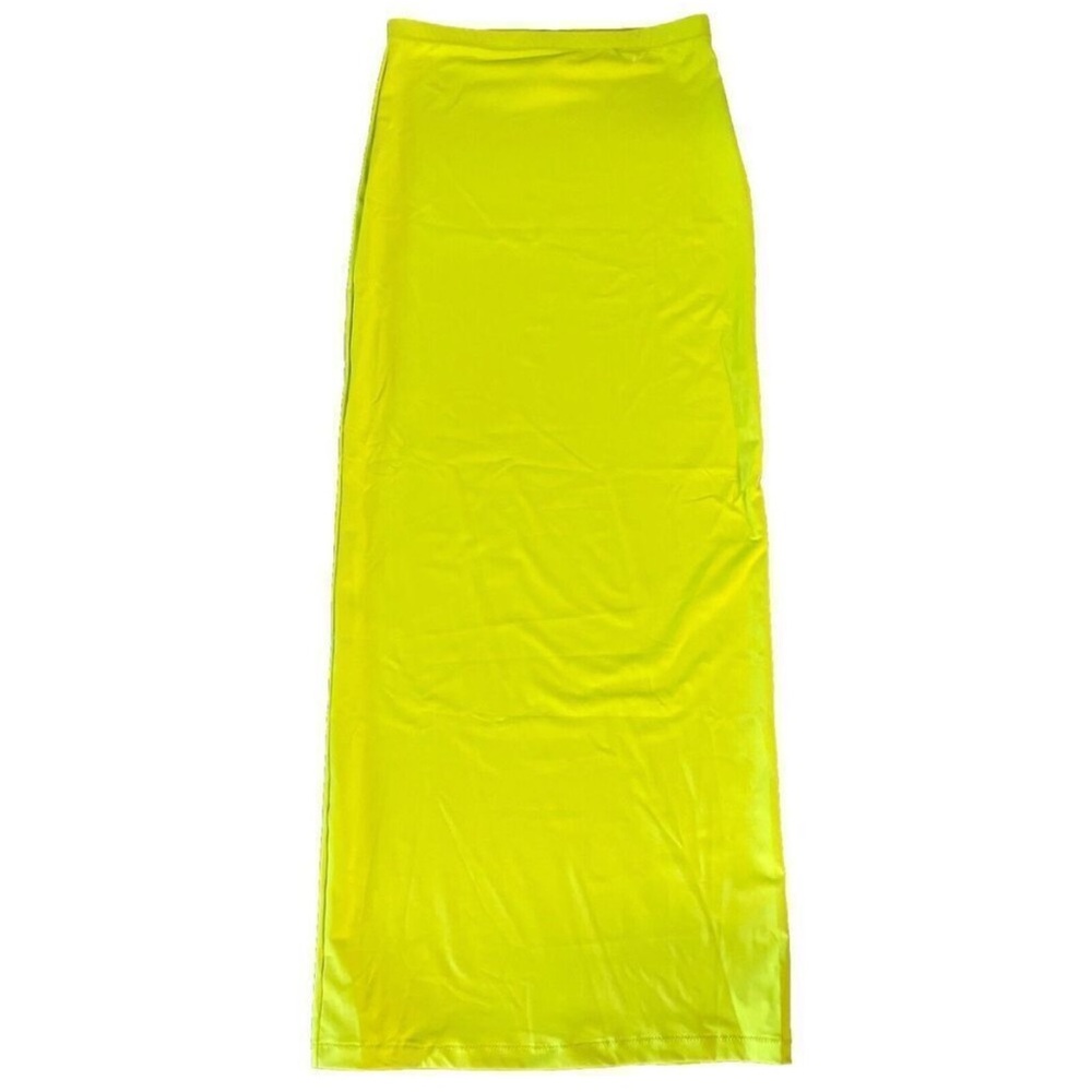 Skims Long Tube Skirt in Citrus, NWT - Picture 2 of 4